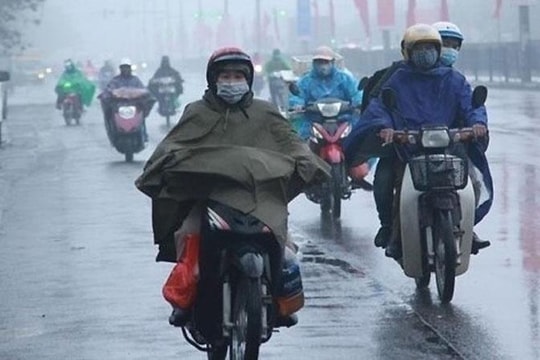 Thời tiết ngày 20/10: Miền Bắc chìm sâu trong mưa rét
