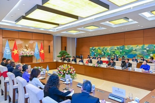 Lãnh đạo Chính phủ, Quốc hội tiếp, hội kiến với Tổng Thư ký Liên Hợp Quốc António Guterres