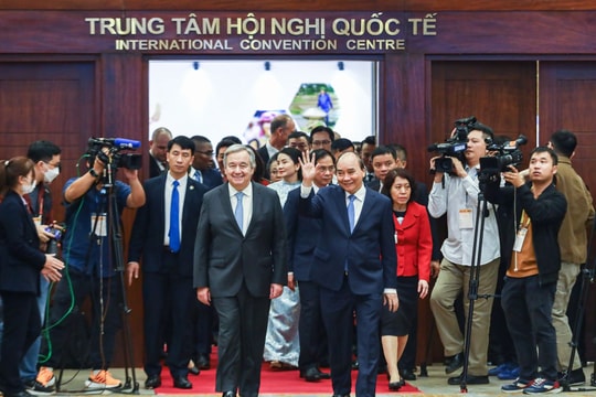 Tổng Thư ký Liên hợp quốc António Guterres kết thúc tốt đẹp thăm chính thức Việt Nam