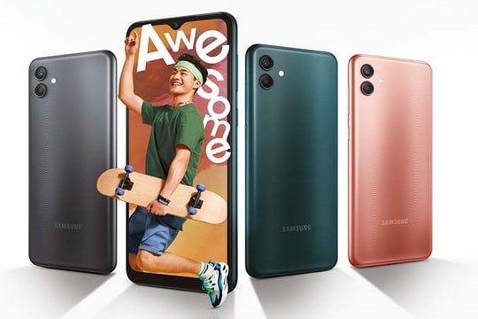 Galaxy A04 được ra mắt tại Việt Nam