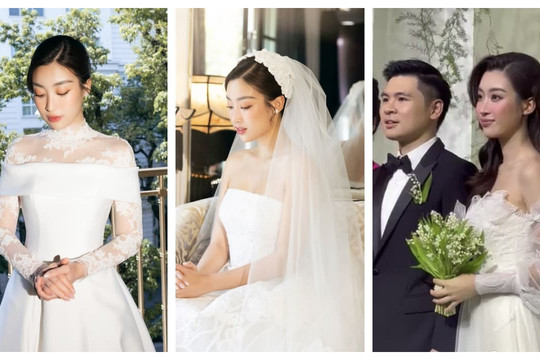 Điểm lại 5 chiếc váy cưới của cô dâu Đỗ Mỹ Linh, giá trị đắt đỏ chuẩn phu nhân hào môn