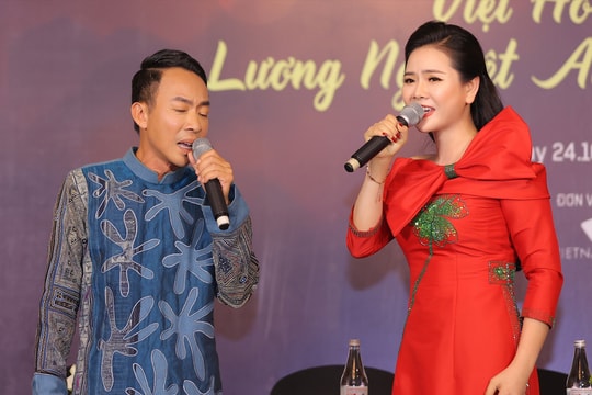  Lương Nguyệt Anh cùng NSƯT Việt Hoàn  nồng ấm với 'Tự tình quê hương'