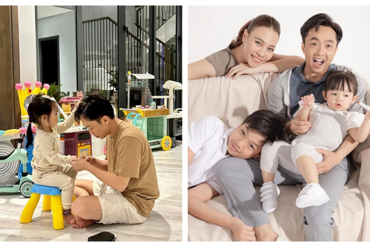 Cường Đô La làm nail cho con gái cưng, Đàm Thu Trang vội giải thích hộ hành động kì lạ của ái nữ