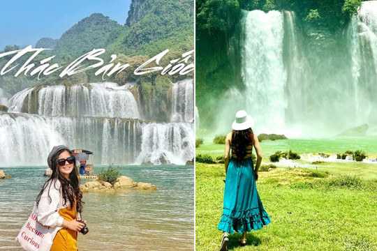 Thác Bản Giốc - Cao Bằng mùa này đẹp như một bức tranh, giới trẻ đua nhau đến check-in 'sống ảo'