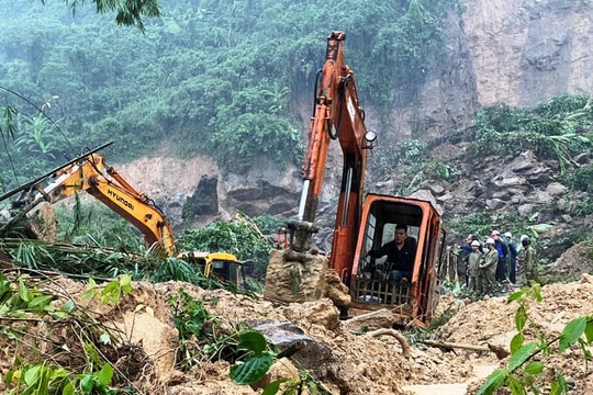 Quảng Ngãi: Tìm được thi thể nam kỹ sư bị vùi lấp ở thủy điện Kà Tinh