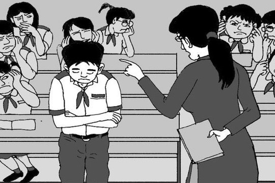 Giáo viên kỷ luật học sinh không đúng quy định bị phạt tới 10 triệu đồng