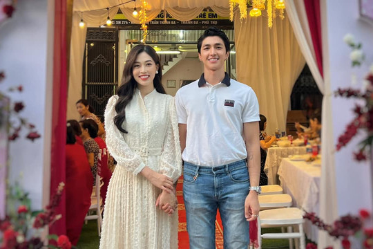 Á hậu Phương Nga về quê chồng tổ chức đám cưới, bị Bình An 'bắt' đi rửa bát