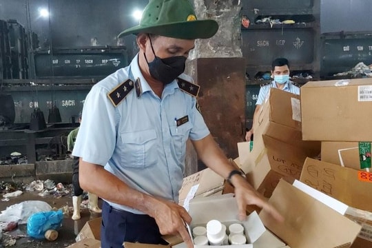 Tiêu hủy 2 lô mỹ phẩm nhập lậu và thuốc trị giá gần 20 tỷ đồng