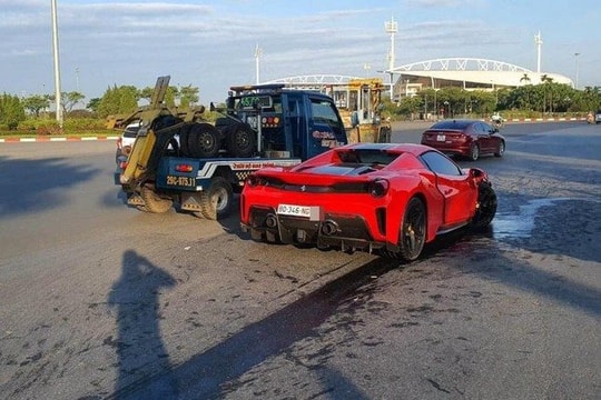 Siêu xe Ferrari 488 gây tai nạn khiến 1 người tử vong