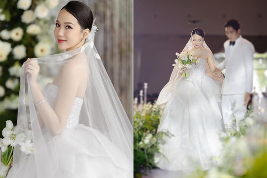 Top 5 Hoa hậu Việt Nam 2020 - Phương Quỳnh tung bộ ảnh trong lễ cưới với chồng doanh nhân