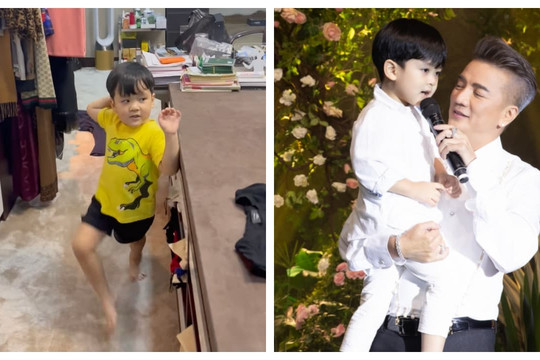 Con trai Đàm Vĩnh Hưng khiến dân tình thích thú vì màn giận dỗi ba 'siêu cute'