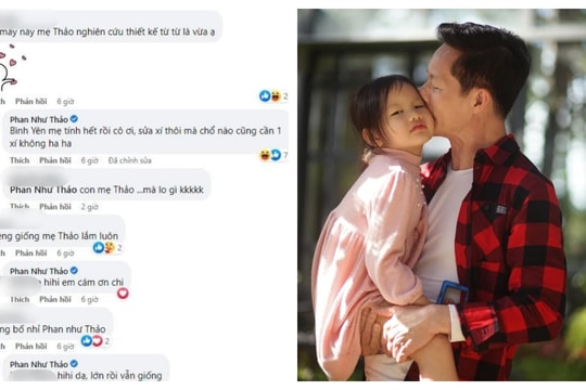 Chồng Phan Như Thảo tiết lộ con gái có cái nết giống mình, cựu người mẫu được góp ý điều chỉnh điều này cho ái nữ