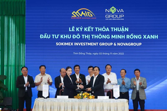 NovaGroup và Sokimex cam kết đầu tư, phát triển dự án khu đô thị BLUE DRAGON