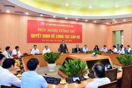 Hà Nội điều động, bổ nhiệm 6 lãnh đạo sở, ngành, địa phương