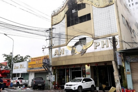 Kết luận nguyên nhân cháy quán karaoke An Phú