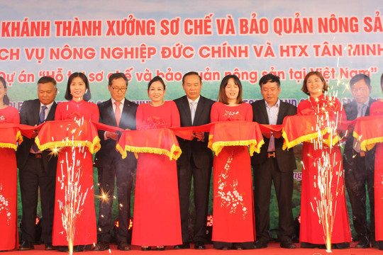 Hải Dương: Khánh thành xưởng sơ chế và bảo quản nông sản hơn 60 tỷ đồng