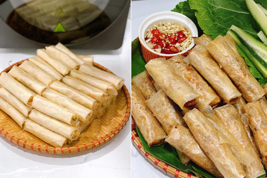 Mẹo làm nem rán giòn rụm, không bị ngấy dầu mỡ