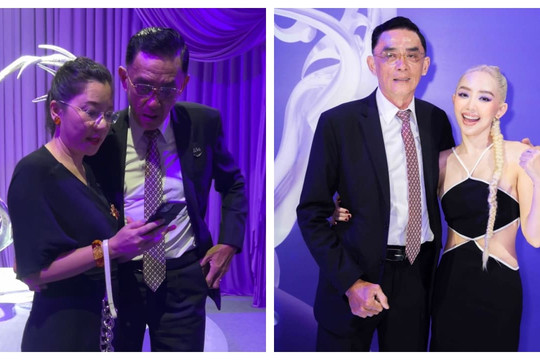 Ba ruột Tóc Tiên diện vest bảnh bao, còn quẩy cực sung trong phần trình diễn của ái nữ