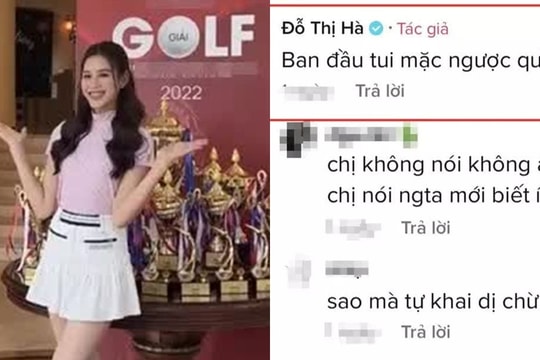 Hiếm hoi thử sức bộ môn thể thao dành cho nhà giàu, Đỗ Thị Hà lại mắc lỗi về trang phục