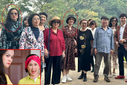 Cặp mẹ con quá quắt trong 'Thương ngày nắng về' hội ngộ đi du lịch cùng Xuân Bắc và các nghệ sĩ kỳ cựu