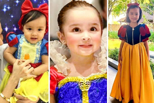 3 lần hóa thân thành nàng Bạch Tuyết siêu đáng yêu của con gái 'Mỹ nhân đẹp nhất Philippines'