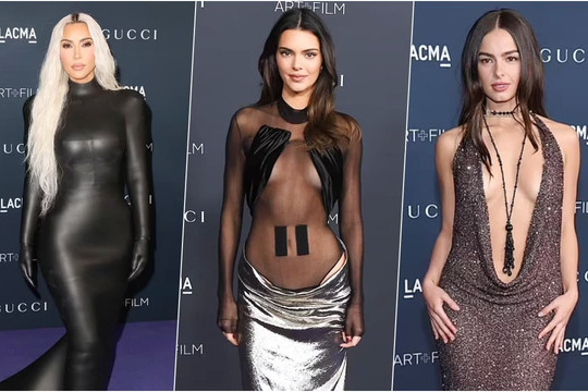 Thảm đỏ LACMA 2022: Kim Kardashian bất ngờ kín bưng, Kendall Jenner, Paris Hilton đua nhau hở bảo