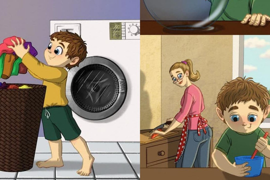 Trẻ nên bắt đầu giúp việc nhà ở độ tuổi nào?