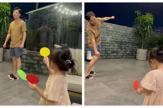 'Tan chảy' với cảnh con gái Cường Đô La hóa cảnh sát giao thông nhí, ông bố quyền lực lại ngoan ngoãn nghe lời