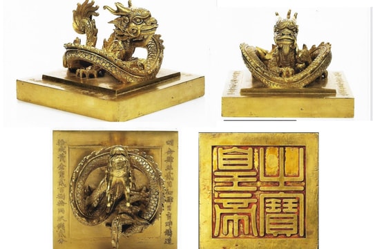 Tiếp tục hoãn đấu giá Kim ấn "Hoàng đế chi bảo" của vua Minh Mạng