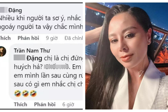 Nam Thư huých người lạ trong thang máy vì kém duyên nhưng bị dân tình phản ứng ngược
