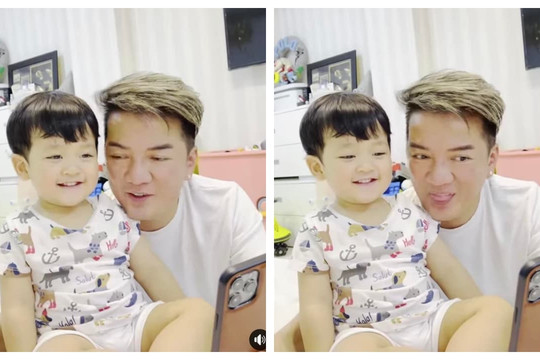 Phản ứng của con trai Đàm Vĩnh Hưng khi được ba mở clip chị em gái tỏ tình với mình