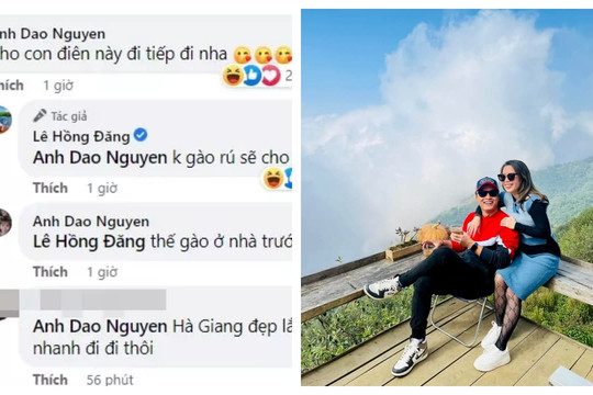 Hồng Đăng tung ảnh du lịch cùng vợ, lại còn tương tác vừa dễ thương vừa hài hước