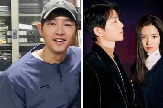 Song Joong Ki lần đầu lộ diện sau khi dính tin đồn hẹn hò với 'Nàng thơ điện ảnh Hàn', diện mạo ra sao mà gây bất ngờ?