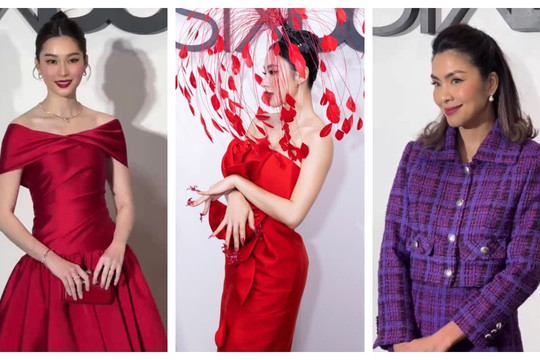 Hà Tăng - HH Đặng Thu Thảo 'đọ sắc' một chín một mười, Angela Phương Trinh chơi trội trên thảm đỏ