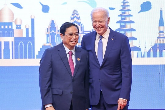 Thủ tướng Phạm Minh Chính gặp Tổng thống Hoa Kỳ Joe Biden
