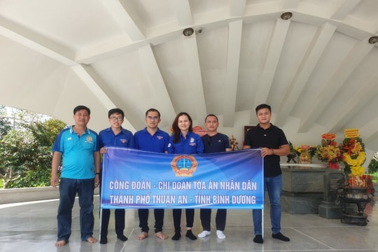 TAND TP Thuận An: Phát huy tinh thần “Uống nước nhớ nguồn” năm 2022