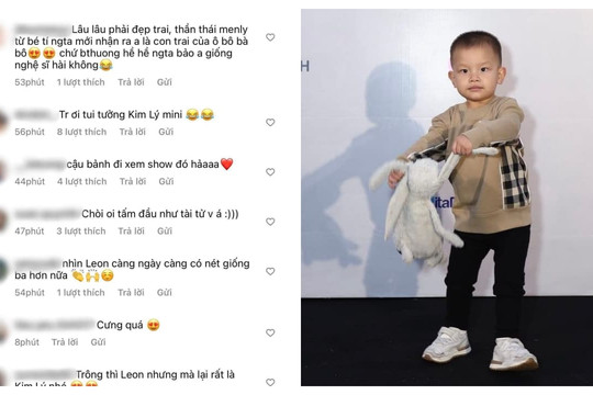 Leon có màn tạo dáng thảm đỏ khiến dân tình gọi tên Kim Lý, ông xã Hà Hồ nhảy cực sung trong tiệc sinh nhật