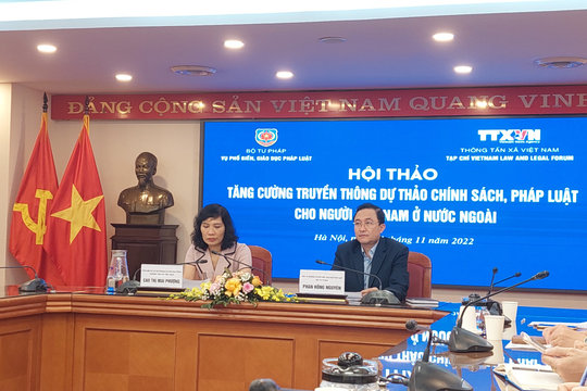 Nâng cao trách nhiệm trong truyền thông dự thảo chính sách, pháp luật cho người Việt Nam ở nước ngoài