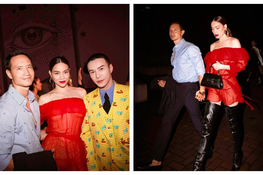 Hà Hồ lộ vòng một lấp ló bên Kim Lý, đính chính chuyện khóc 7 ngày khi chia tay Cường Đô La