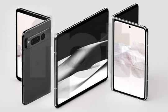 Google Pixel Fold lộ diện thiết kế