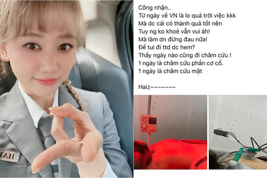 Hari Won gây lo lắng khi than thở về bệnh tình hiện tại, tiết lộ phải đi châm cứu mỗi ngày