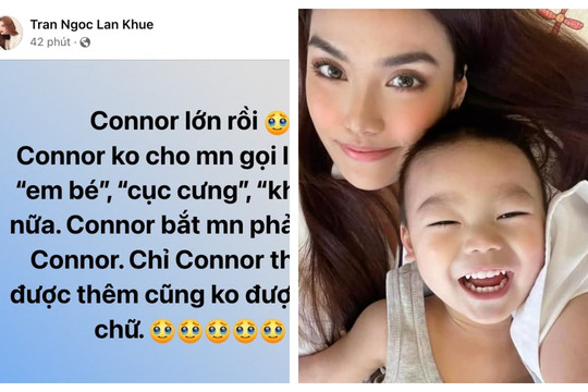 Lan Khuê tiết lộ sự thay đổi cực cá tính của con trai dù chỉ mới hơn 3 tuổi