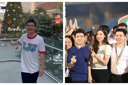 Chiều chuộng vợ, ông xã Đỗ Mỹ Linh từ chủ tịch hoá Tiktoker hợp tác quay clip cùng nàng Hậu