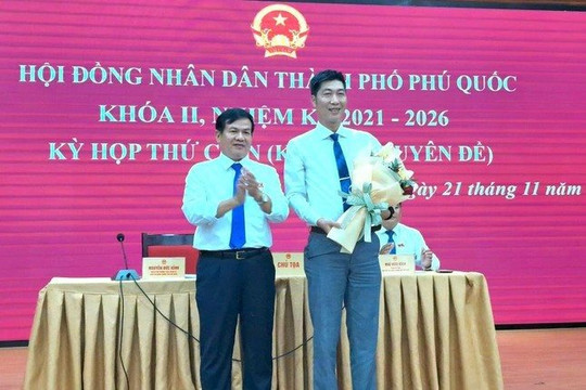 Phó Chánh Thanh tra tỉnh Kiên Giang làm Phó Chủ tịch UBND TP Phú Quốc
