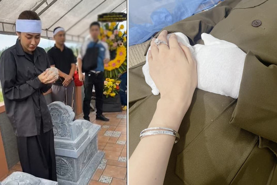 Linh Chi đáp trả khi bị chỉ trích khoe nhẫn kim cương trong đám tang ông nội