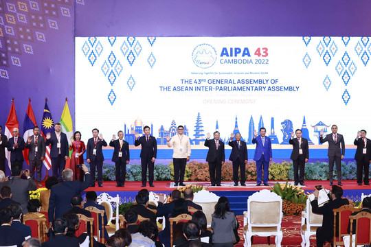 Khai mạc AIPA 43 với chủ đề “Cùng nhau tiến bộ vì một ASEAN tự cường, bao trùm và bền vững”