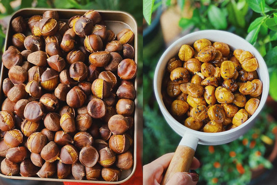 Đang mùa, làm ngay món hạt dẻ ngào mật ong ăn vặt cực ngon