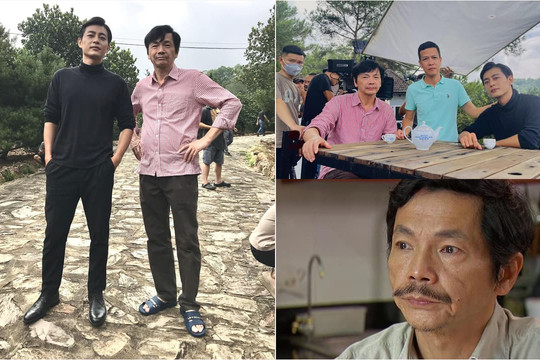 NSND Trung Anh bất ngờ xuất hiện tại hậu trường phim 'Hành trình công lý'