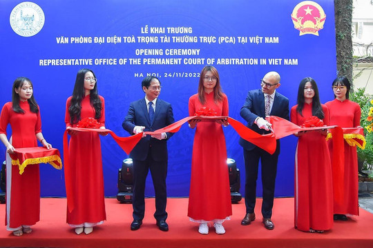 Khai trương Văn phòng đại diện của Tòa trọng tài thường trực tại Hà Nội