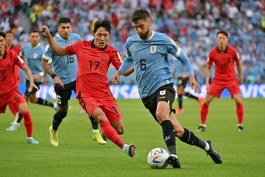 Hàn Quốc và Uruguay chia điểm trong trận đầu ra quân